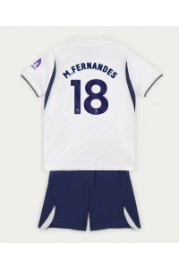 Tottenham Hotspur Mateus Fernandes #18 Babyklær Hjemme Fotballdrakt til barn 2026-27 Korte ermer (+ Korte bukser)